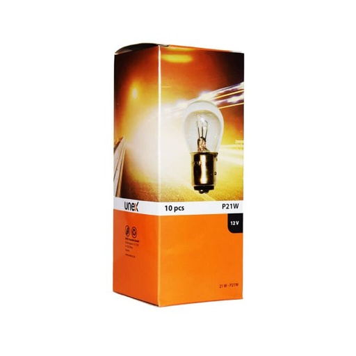 [UNEX10042] P21W 12V 10`er Pack 